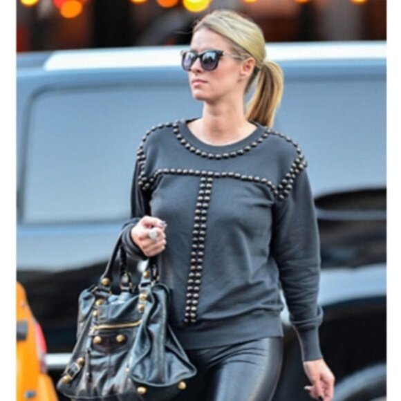 Isabel Marant Scotty Studded Sweatshirt‎ Size 36 Small - Picture 1 of 8